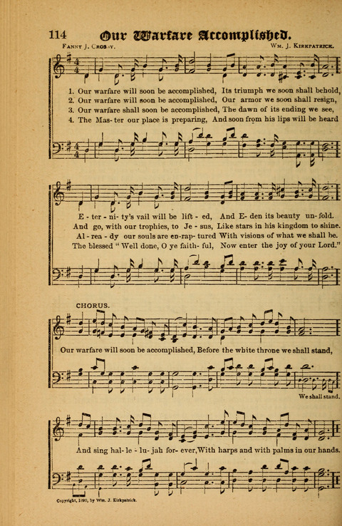 Sunlit Songs: for use in meetings for Christian worship or work page 114