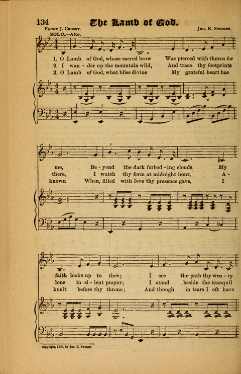 Sunlit Songs: for use in meetings for Christian worship or work page 134