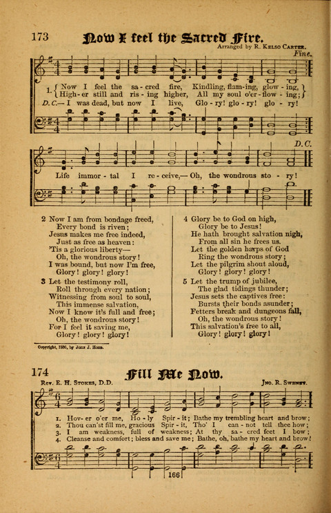 Sunlit Songs: for use in meetings for Christian worship or work page 166