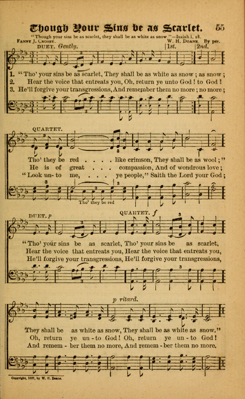 Sunlit Songs: for use in meetings for Christian worship or work page 55