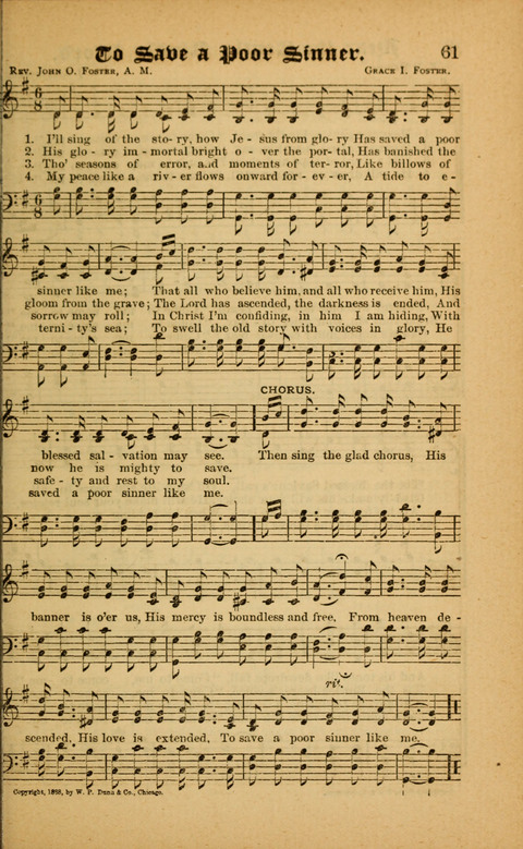 Sunlit Songs: for use in meetings for Christian worship or work page 61