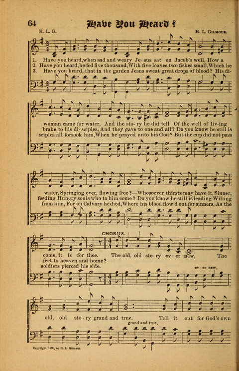 Sunlit Songs: for use in meetings for Christian worship or work page 64