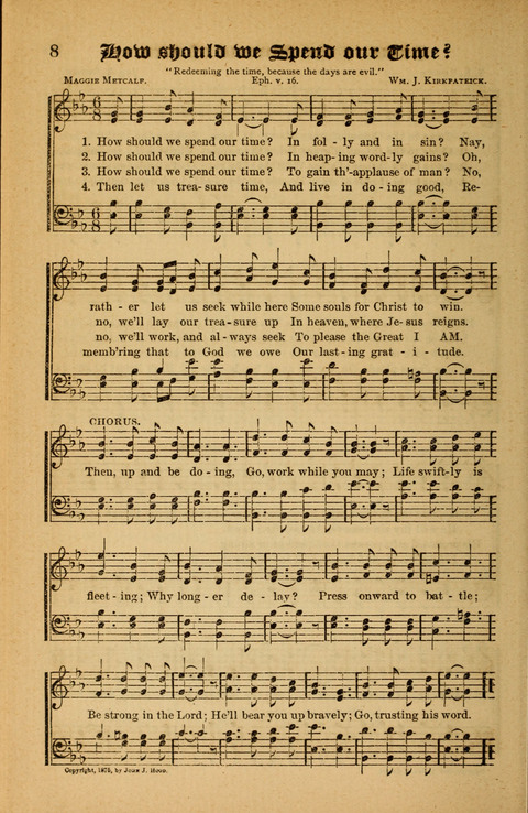 Sunlit Songs: for use in meetings for Christian worship or work page 8