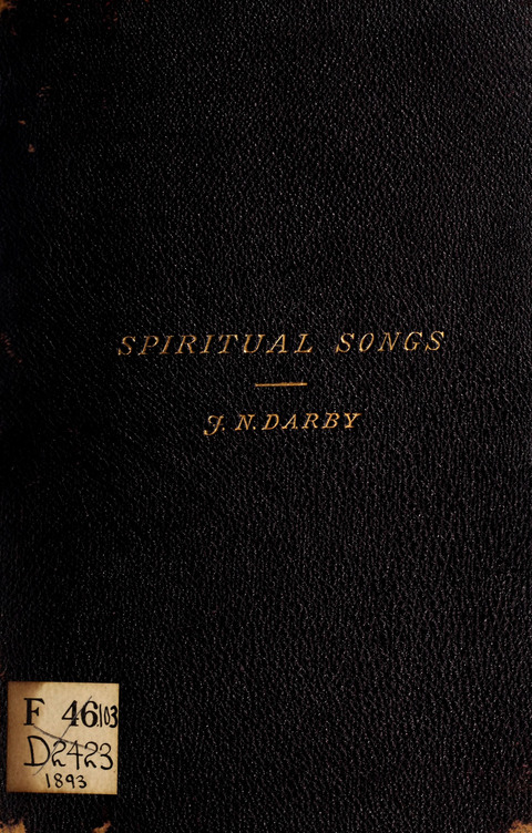 Spiritual Songs page cover