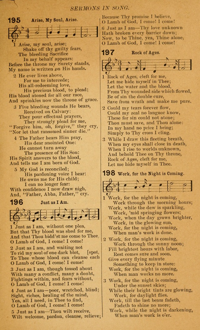 Sermons in Song: for use in Gospel meetings and other religious services page 188