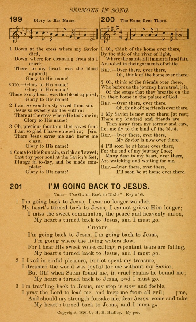 Sermons in Song: for use in Gospel meetings and other religious services page 189