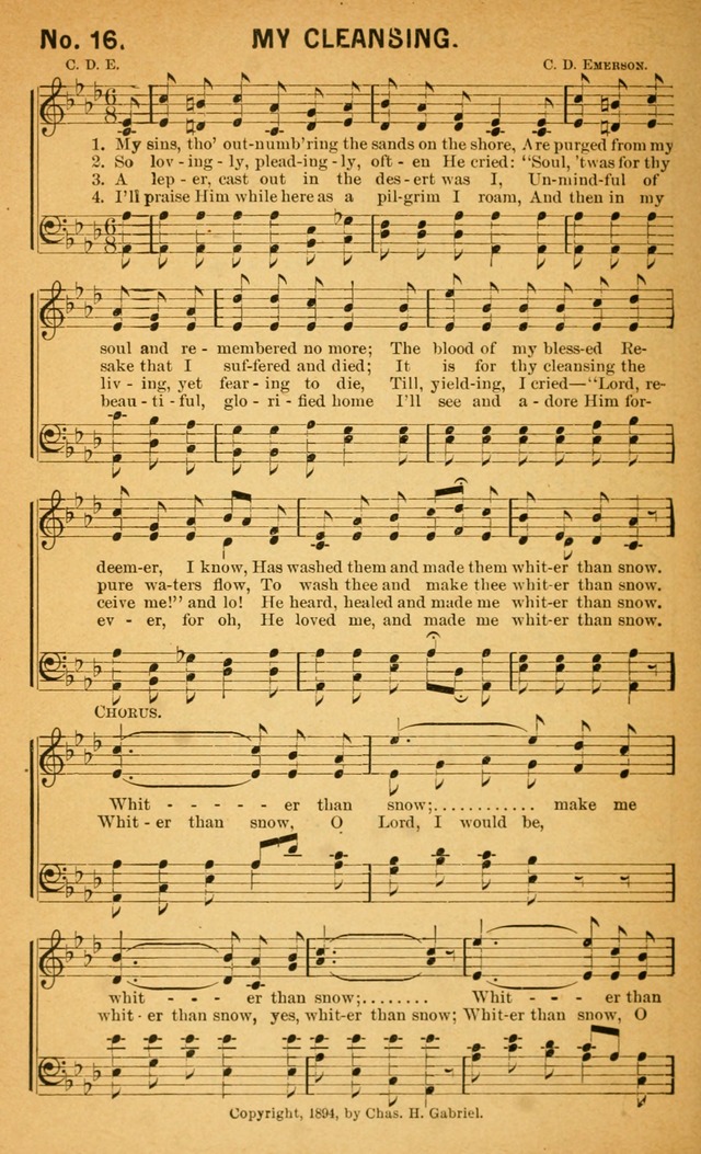 Sermons in Song: for use in Gospel meetings and other religious services page 19