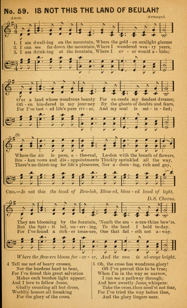 Sermons in Song: for use in Gospel meetings and other religious services page 62