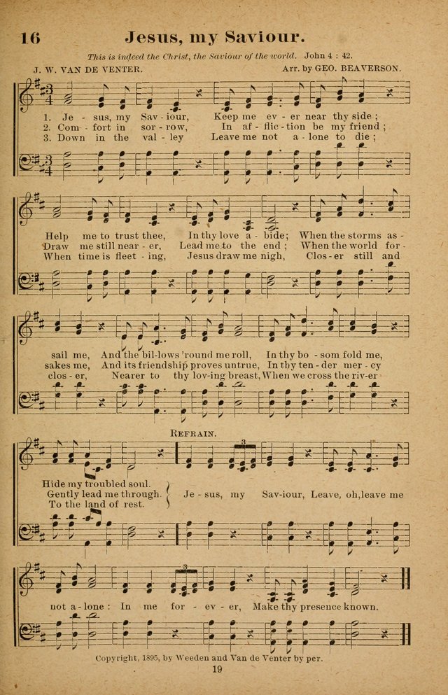 The Seed Sower: a collection of songs for Sunday schools and gospel meetings page 19