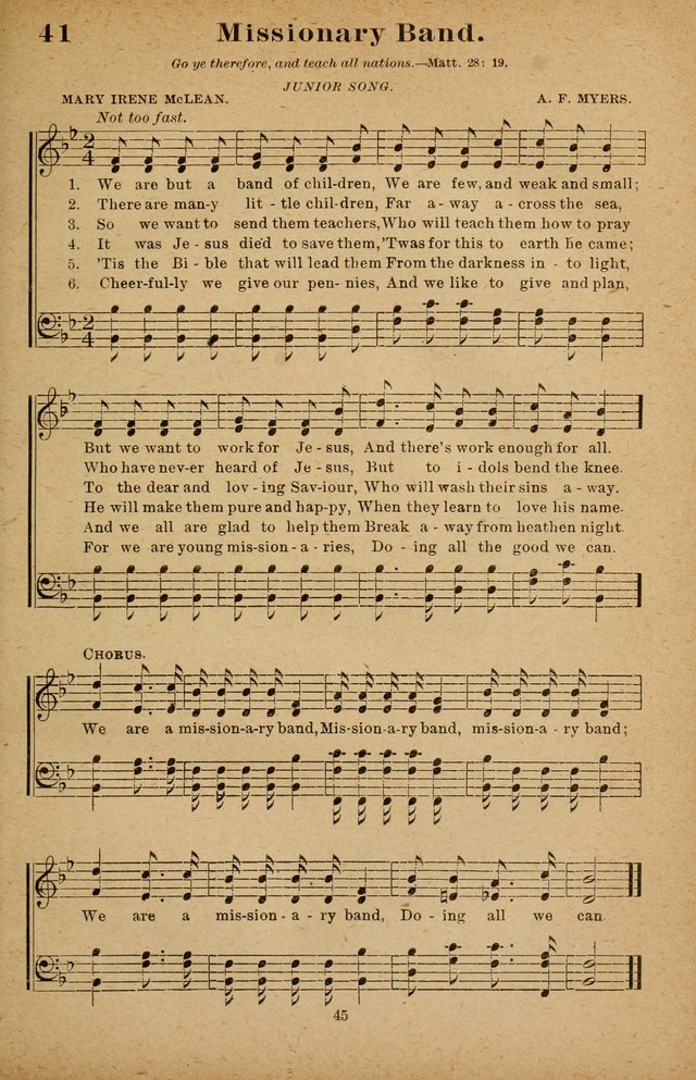 The Seed Sower: a collection of songs for Sunday schools and gospel meetings page 45