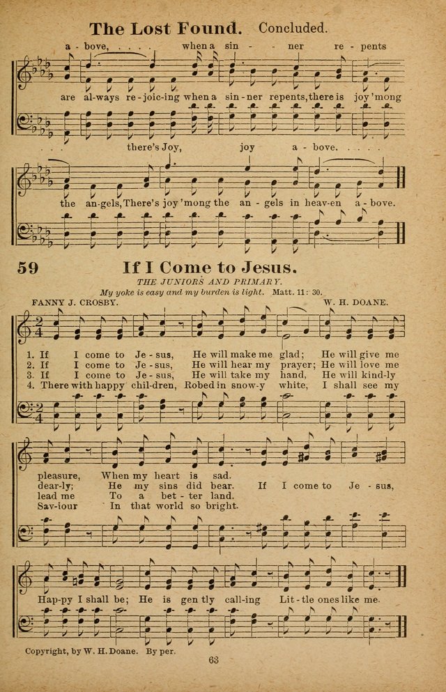 The Seed Sower: a collection of songs for Sunday schools and gospel meetings page 63