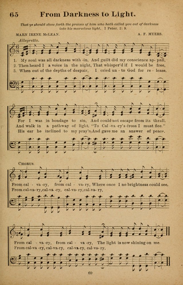 The Seed Sower: a collection of songs for Sunday schools and gospel meetings page 69