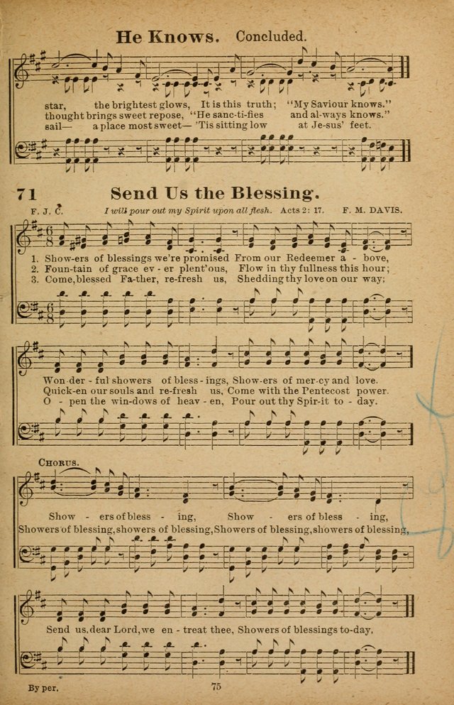 The Seed Sower: a collection of songs for Sunday schools and gospel meetings page 75