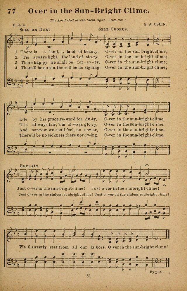 The Seed Sower: a collection of songs for Sunday schools and gospel meetings page 81