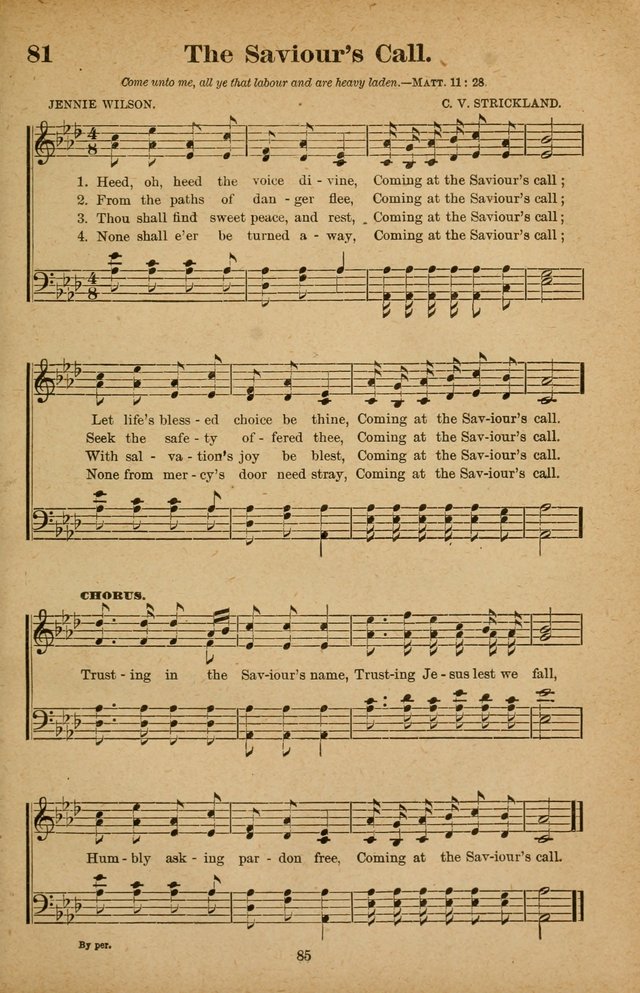 The Seed Sower: a collection of songs for Sunday schools and gospel meetings page 85