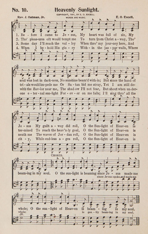 Service in Song: The cream of all the best songs, of all the best writers, together with Orders of Service for the Sunday School page 10