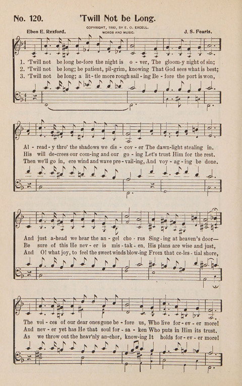 Service in Song: The cream of all the best songs, of all the best writers, together with Orders of Service for the Sunday School page 120