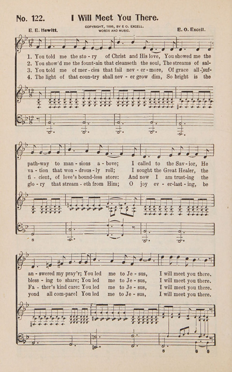 Service in Song: The cream of all the best songs, of all the best writers, together with Orders of Service for the Sunday School page 122