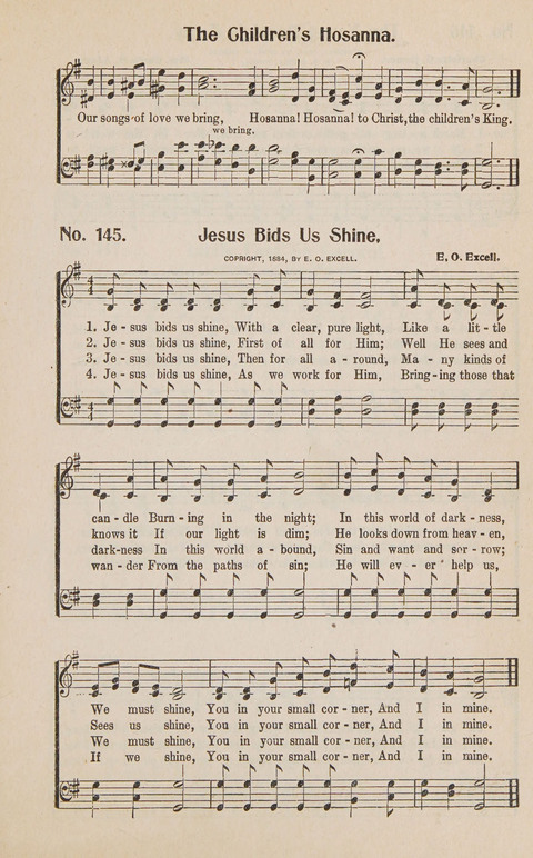 Service in Song: The cream of all the best songs, of all the best writers, together with Orders of Service for the Sunday School page 145