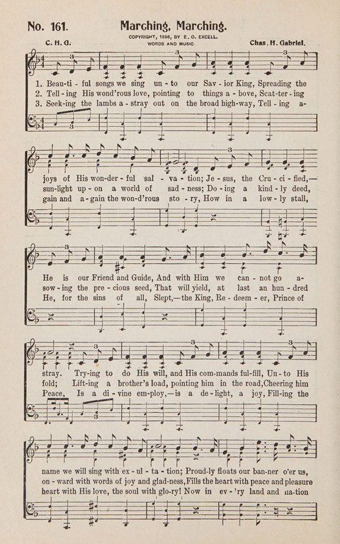 Service in Song: The cream of all the best songs, of all the best writers, together with Orders of Service for the Sunday School page 170