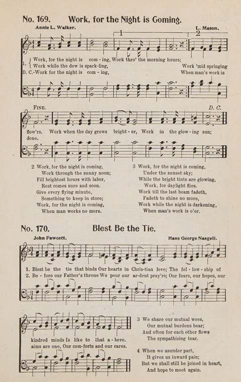 Service in Song: The cream of all the best songs, of all the best writers, together with Orders of Service for the Sunday School page 179