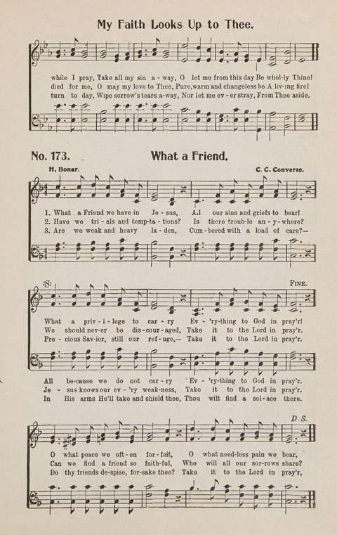 Service in Song: The cream of all the best songs, of all the best writers, together with Orders of Service for the Sunday School page 181