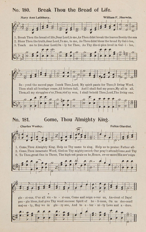 Service in Song: The cream of all the best songs, of all the best writers, together with Orders of Service for the Sunday School page 185