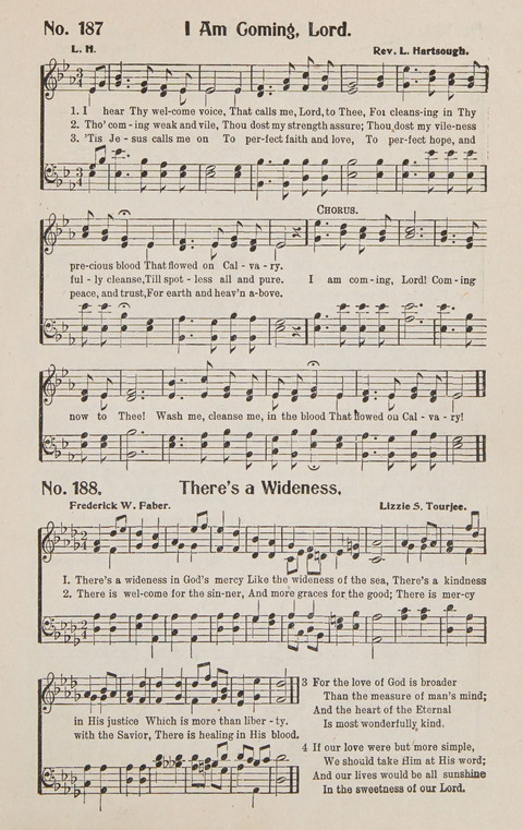 Service in Song: The cream of all the best songs, of all the best writers, together with Orders of Service for the Sunday School page 189