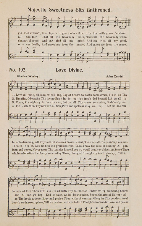 Service in Song: The cream of all the best songs, of all the best writers, together with Orders of Service for the Sunday School page 191