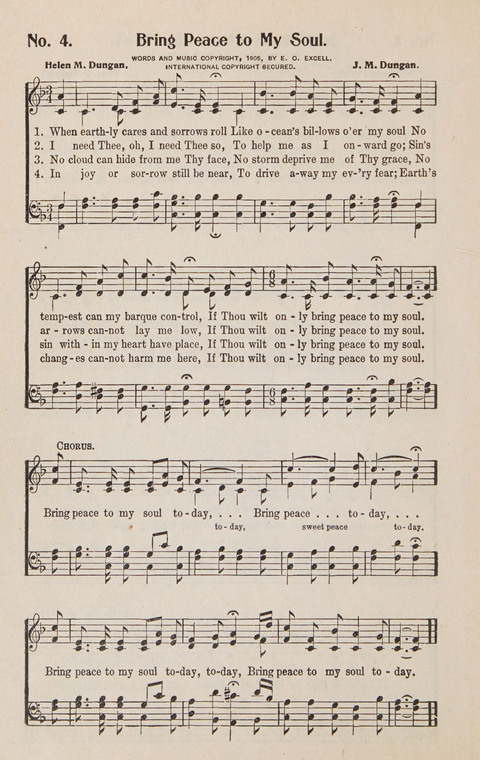 Service in Song: The cream of all the best songs, of all the best writers, together with Orders of Service for the Sunday School page 4