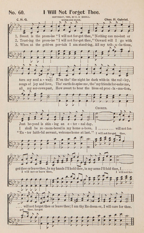 Service in Song: The cream of all the best songs, of all the best writers, together with Orders of Service for the Sunday School page 60