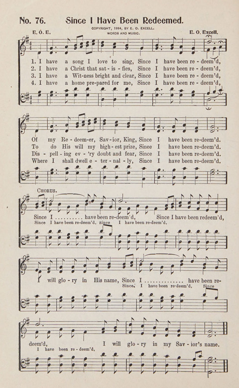 Service in Song: The cream of all the best songs, of all the best writers, together with Orders of Service for the Sunday School page 76