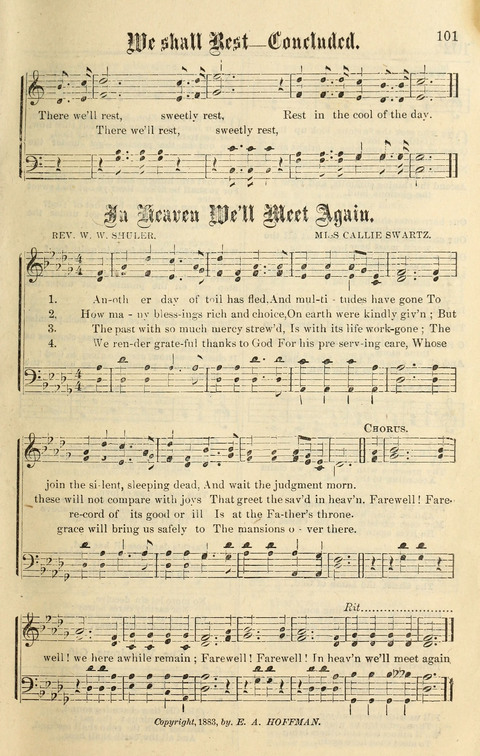 Spiritual Songs No. 2: for Gospel Meetings and the Sunday school page 101