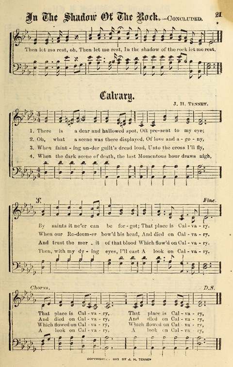 Spiritual Songs No. 2: for Gospel Meetings and the Sunday school page 21