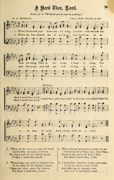 Spiritual Songs No. 2: for Gospel Meetings and the Sunday school page 23