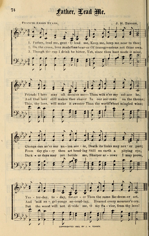 Spiritual Songs No. 2: for Gospel Meetings and the Sunday school page 74