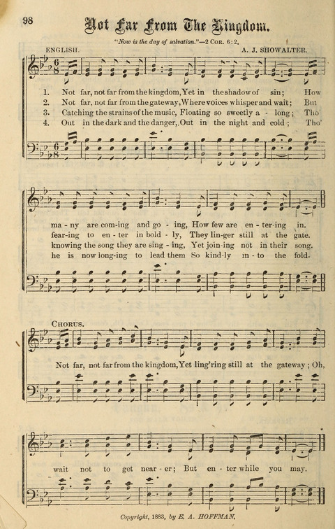 Spiritual Songs No. 2: for Gospel Meetings and the Sunday school page 98