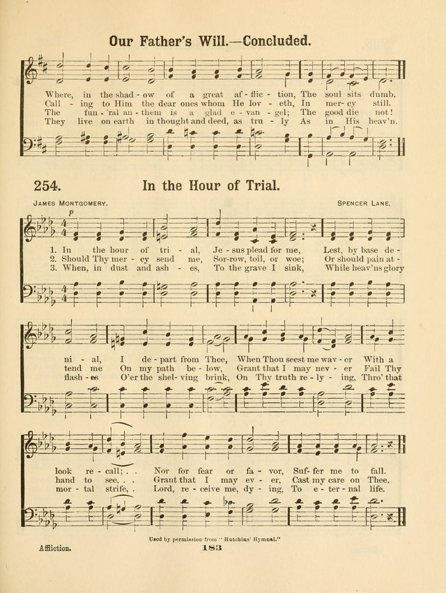 Select Songs No. 2: for the singing service in the prayer meeting; Sunday school; Christian Endeavor meetings page 183