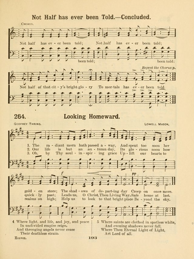 Select Songs No. 2: for the singing service in the prayer meeting; Sunday school; Christian Endeavor meetings page 193