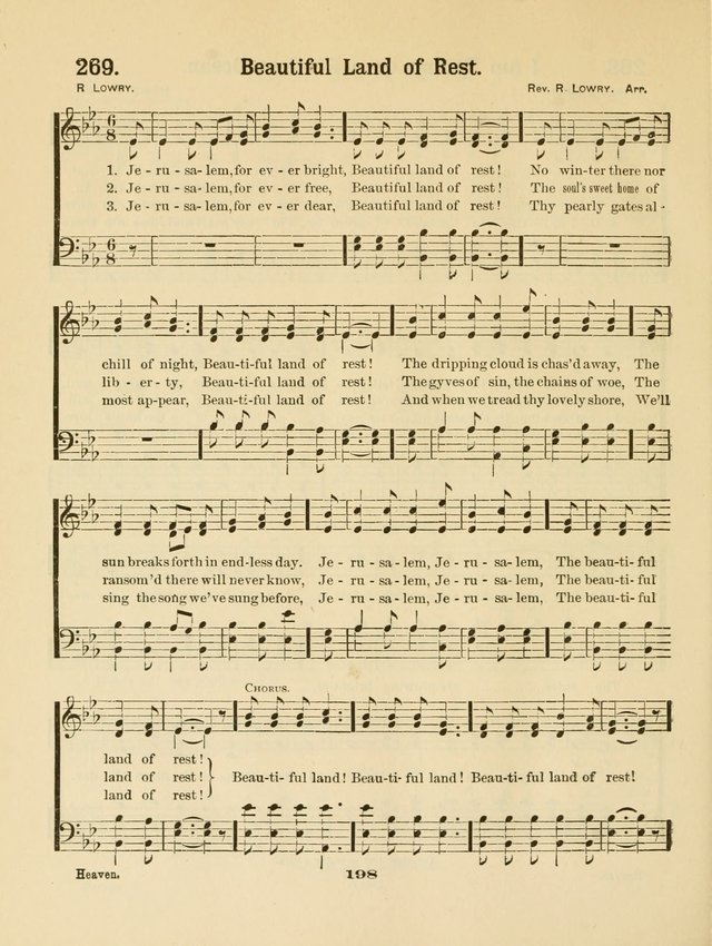 Select Songs No. 2: for the singing service in the prayer meeting; Sunday school; Christian Endeavor meetings page 198