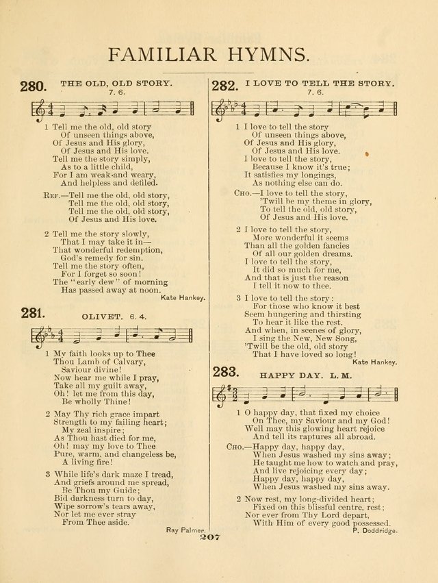 Select Songs No. 2: for the singing service in the prayer meeting; Sunday school; Christian Endeavor meetings page 207