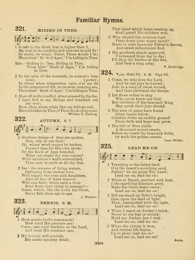 Select Songs No. 2: for the singing service in the prayer meeting; Sunday school; Christian Endeavor meetings page 216