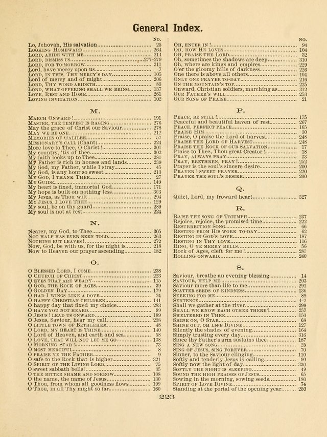 Select Songs No. 2: for the singing service in the prayer meeting; Sunday school; Christian Endeavor meetings page 223