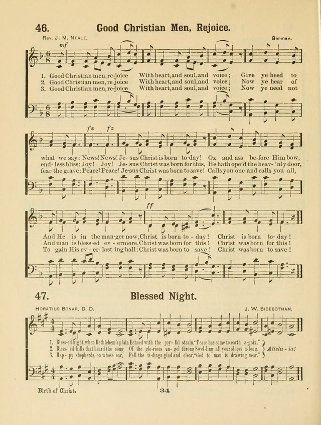 Select Songs No. 2: for the singing service in the prayer meeting; Sunday school; Christian Endeavor meetings page 34