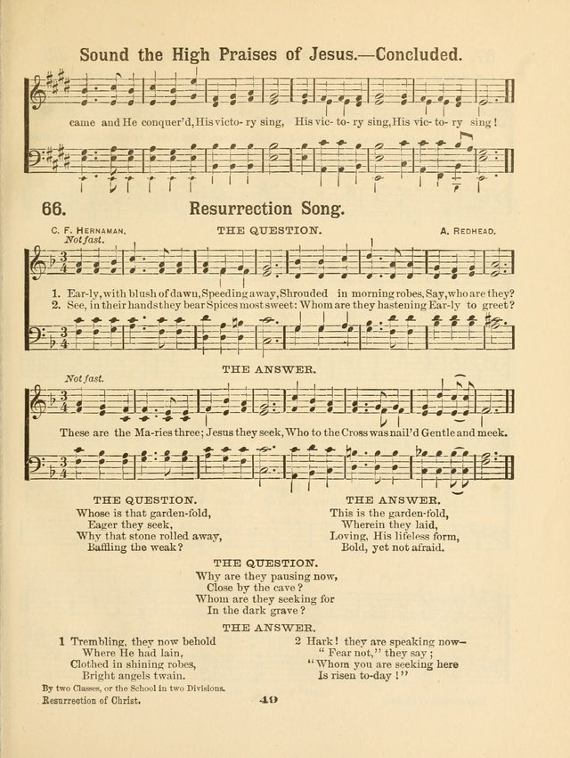 Select Songs No. 2: for the singing service in the prayer meeting; Sunday school; Christian Endeavor meetings page 49