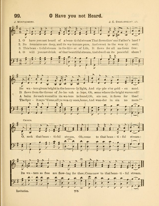 Select Songs No. 2: for the singing service in the prayer meeting; Sunday school; Christian Endeavor meetings page 75