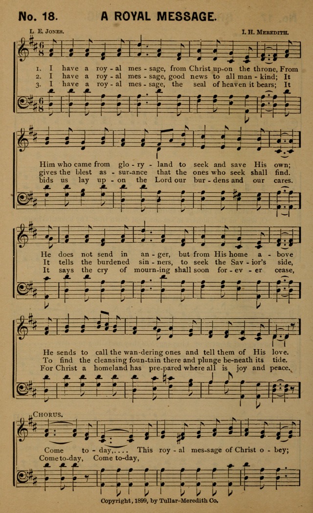 Sermons in Song No. 2: for use in Gospel Meetings and other religious services page 23