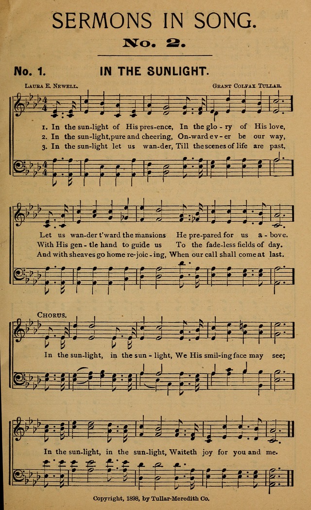 Sermons in Song No. 2: for use in Gospel Meetings and other religious services page 6