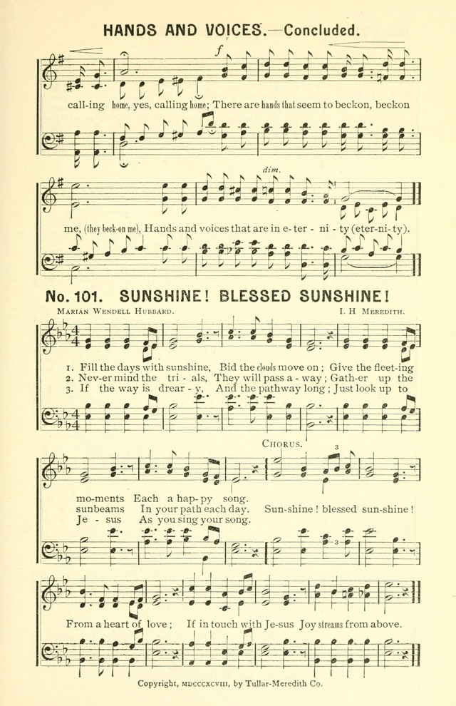 Sermons in Song No. 3: a collection of gospel hymns for use in the Sunday school, church prayer meeting, young people