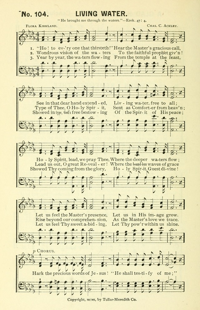 Sermons in Song No. 3: a collection of gospel hymns for use in the Sunday school, church prayer meeting, young people